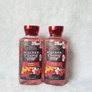 Bath and body Works Sugared cherry crisp shower gel set of 2